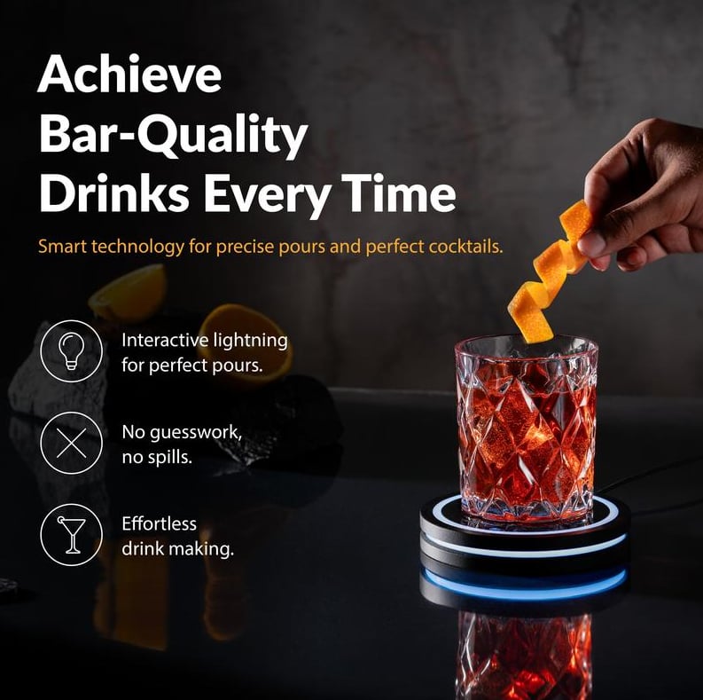 🎉Best Gift🔥 Smart Coaster 2.0 Cocktail Machine – Your Home Smart Mixologist, Grab Now!