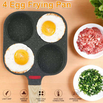 🏆Hot Sale⚡🔥🍳4 Egg Frying Pan