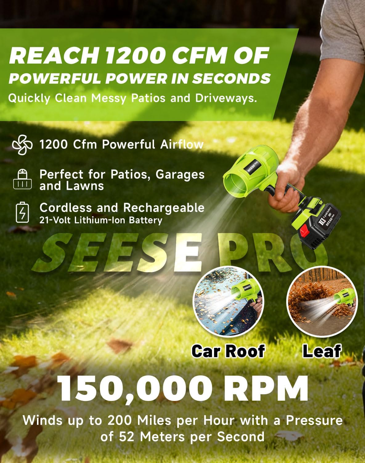 🎁Ends Today 💨 SEESE PRO – Power Clean in Seconds (Perfect Gift 💙)