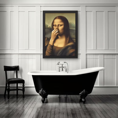 🎁🎨🧻Funny Bathroom Art Frameless- Add Some Holiday Laughs! 😂
