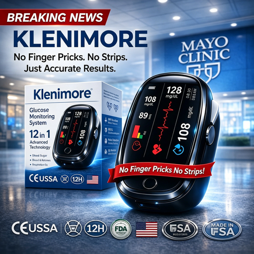 🔥Final 1 Hours : Only Limited Stock Left🏆KLENIMORE™ Non-Invasive Blood Glucose Meter 99.9% Accuracy （Mayo Clinic Recommended）