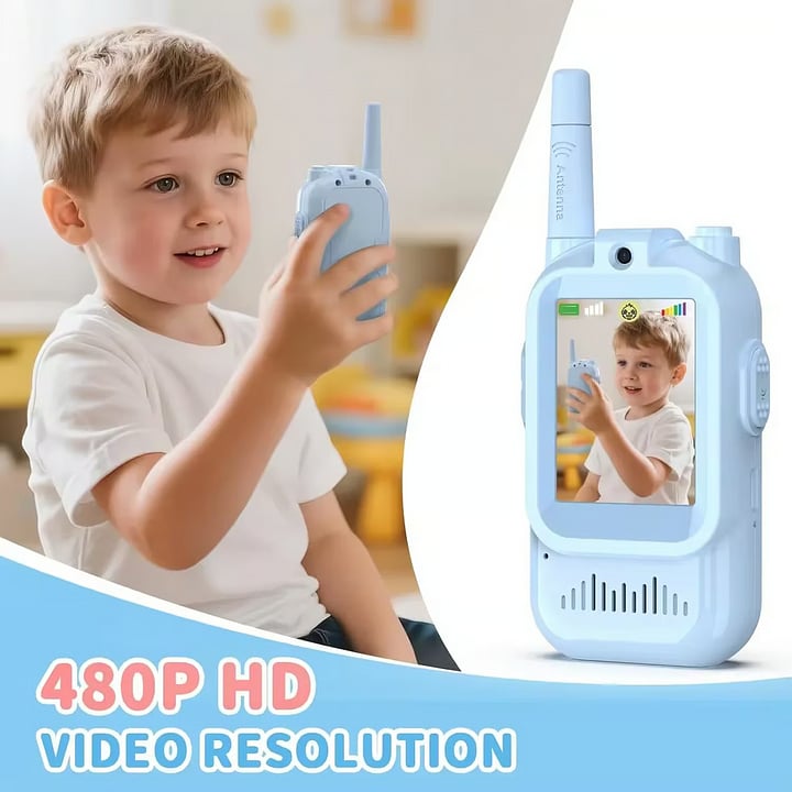 📞  2PCS Kids Video Walkie Talkies Toys🎄