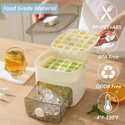 Portable Ice Maker with Lid and Storage Box🧊