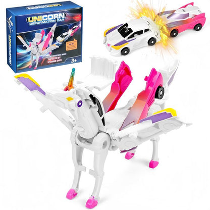 Magnetic Dino Car Toy – 2-in-1 Automatic Transforming Vehicle Gift The second one is more favorable！