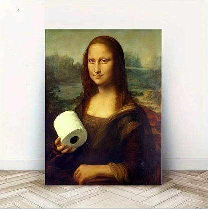 🎁🎨🧻Funny Bathroom Art Frameless- Add Some Holiday Laughs! 😂