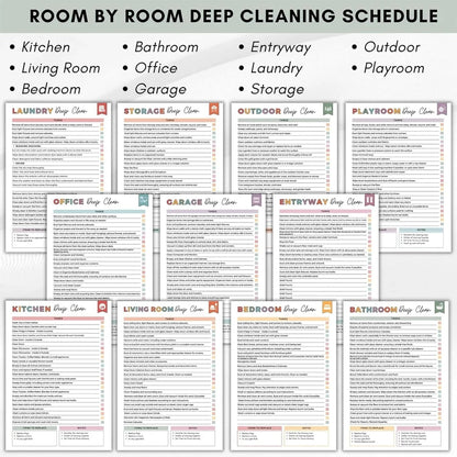 📚ADHD Cleaning Planner Bundle