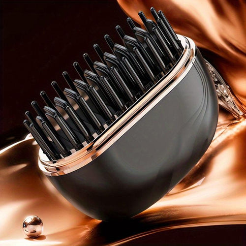 Mini Cordless Hair Straightener & Heated Comb – Portable 2-in-1 Travel Styling Tool