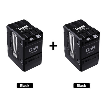 W&O 2pcs 4-in-1 Fast Charging Adapter Compatible with 120W | GaN Technology, Foldable Design, Type-C & Lightning Cables for iPhone, iPad, MacBook