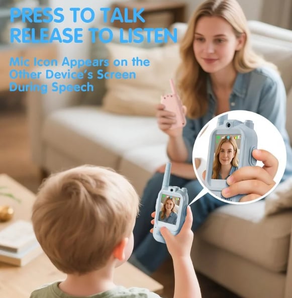 📞  2PCS Kids Video Walkie Talkies Toys🎄