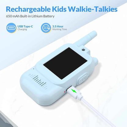 📞  2PCS Kids Video Walkie Talkies Toys🎄