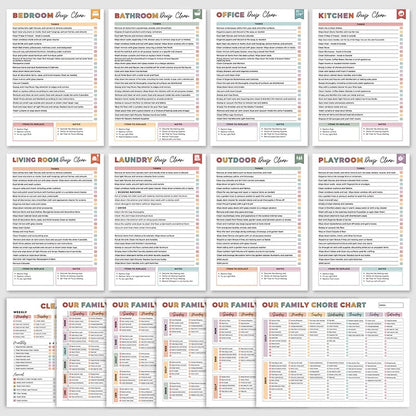 📚ADHD Cleaning Planner Bundle