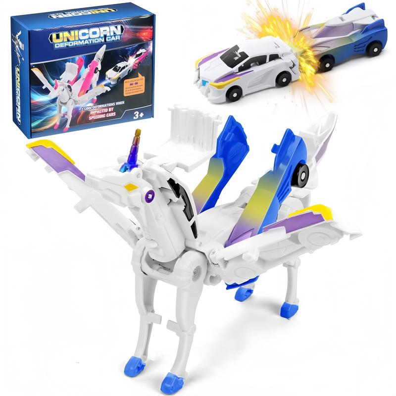 Magnetic Dino Car Toy – 2-in-1 Automatic Transforming Vehicle Gift The second one is more favorable！