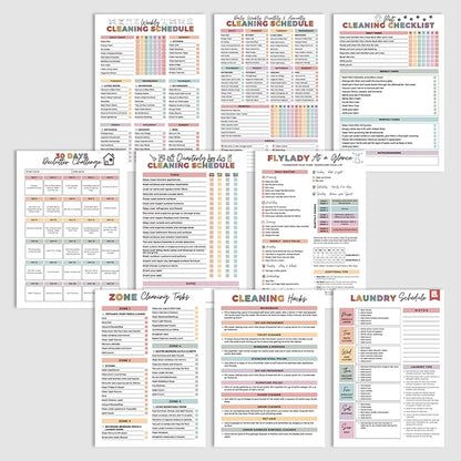 📚ADHD Cleaning Planner Bundle
