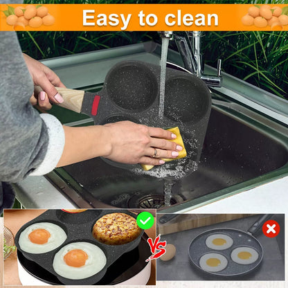 🏆Hot Sale⚡🔥🍳4 Egg Frying Pan
