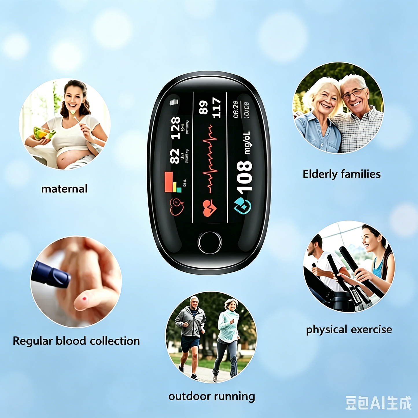🔥Final 1 Hours : Only Limited Stock Left🏆KLENIMORE™ Non-Invasive Blood Glucose Meter 99.9% Accuracy （Mayo Clinic Recommended）