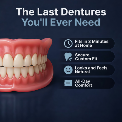 2026🏆✨LAST DAY SALE 70% OFF🔥 Newly upgraded second-generation KLENIMORE™ complete dentures