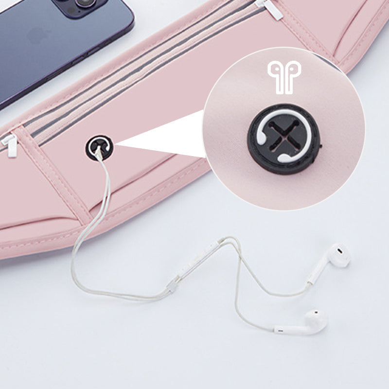 Ultra-Light Exercise Waist Pack with 4 Pockets